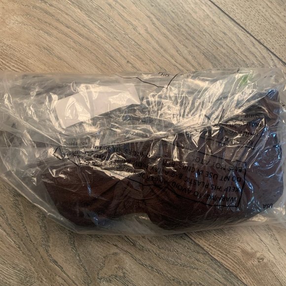 NWT RHONDA SHEAR 2 PIECE ANTIMICROBIAL UNDERWIRE BANDEAU BRA'S ESPRESSO & BLACK - Picture 7 of 11